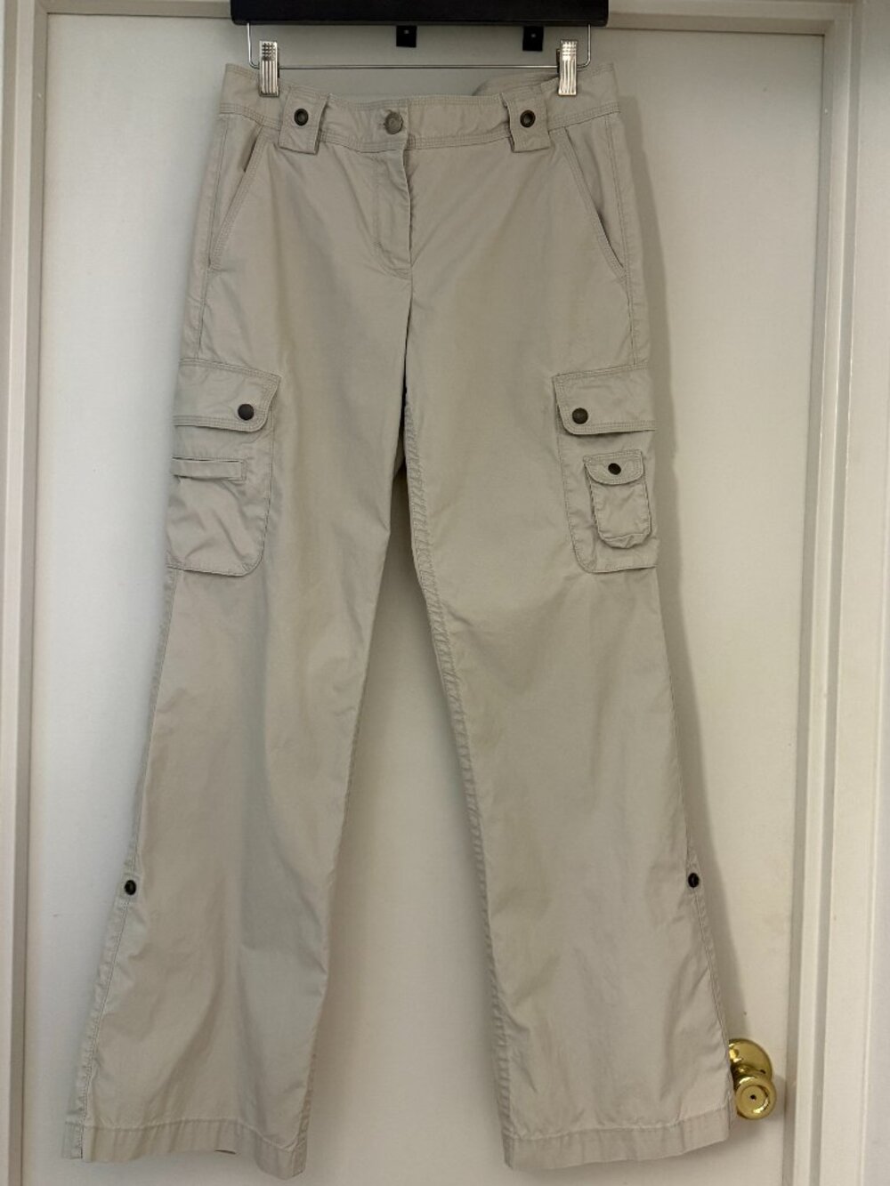 J. Crew Khaki Tan Cream Chino Cargo Pants- Size 6